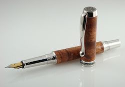 Afzelia Jr. Statesman Fountain Pen - Pen #670