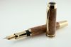 Black Ash Burl Gentlemen's Fountain Pen