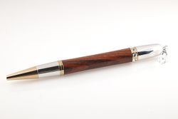 Cocobolo Diva Pen with Clear Crystal - #806
