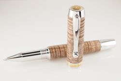 Curly Koa Statesman Rollerball Pen - Custom Order