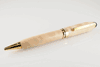 Curly Maple European Double Twist Pen (Titanium Gold) - Custom Order Curly Maple European Double Twist Pen (Titanium Gold) - Custom Order