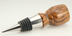 Goblet Style Custom Wooden Wine Bottle Stopper 