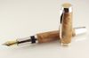 Poplar Burl Gentlemen's Fountain Pen - Custom Order