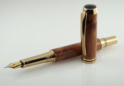 Thuya Burl Jr Gentlemen's Fountain Pen - Custom Order