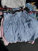 Blue Striped Shorts