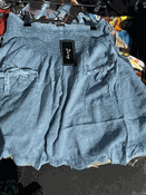 Denim Solid Shorts