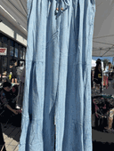 Light Denim Capri