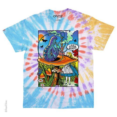 Alice in Wonderland Tie Dye Tee