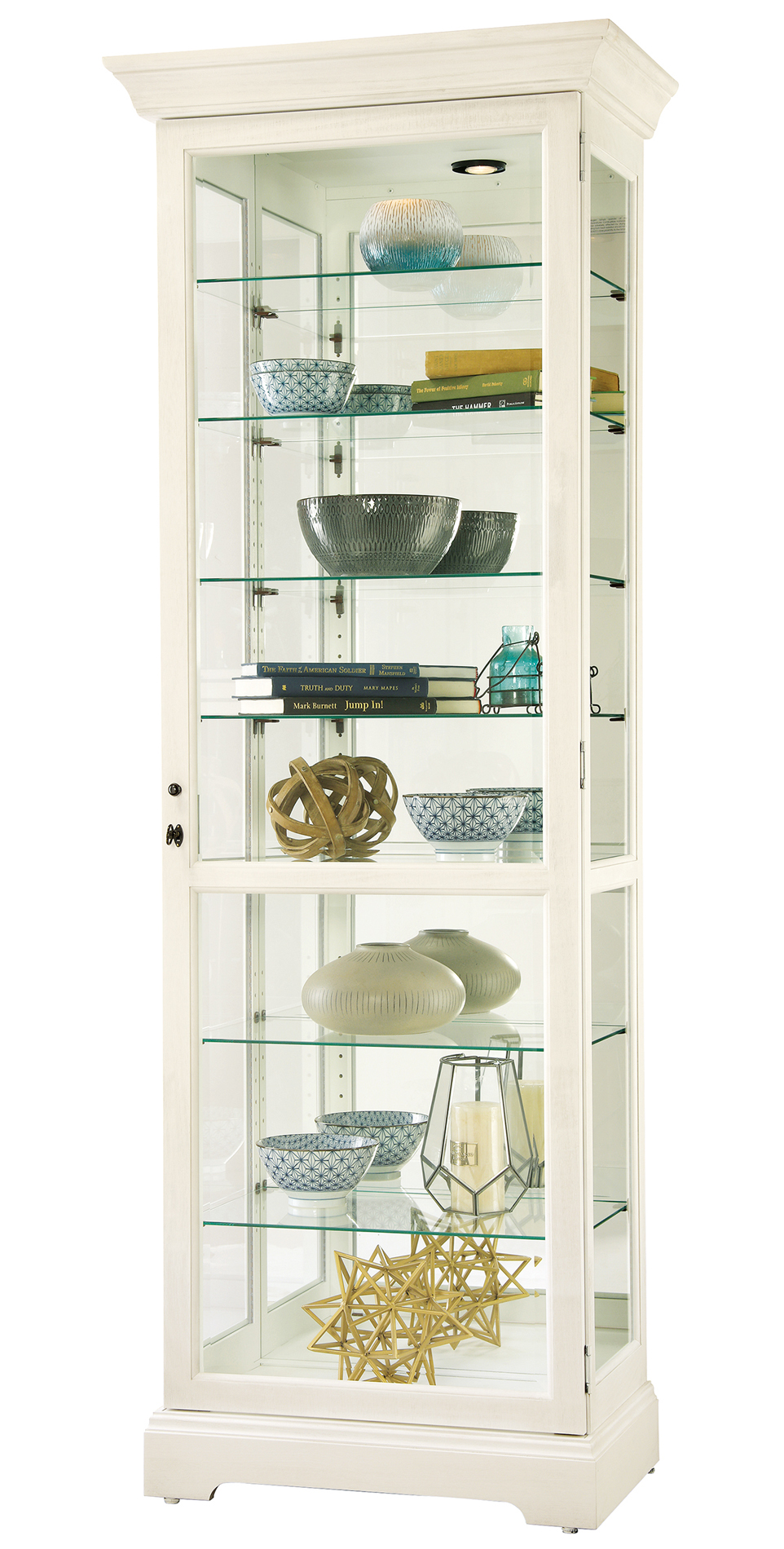 Howard Miller Chesterbrook V Curio China Display Howard Miller