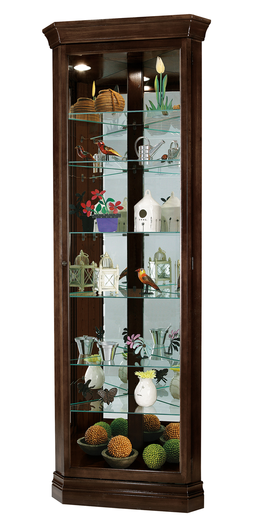 Howard Miller Dustin Curio China Display Howard Miller