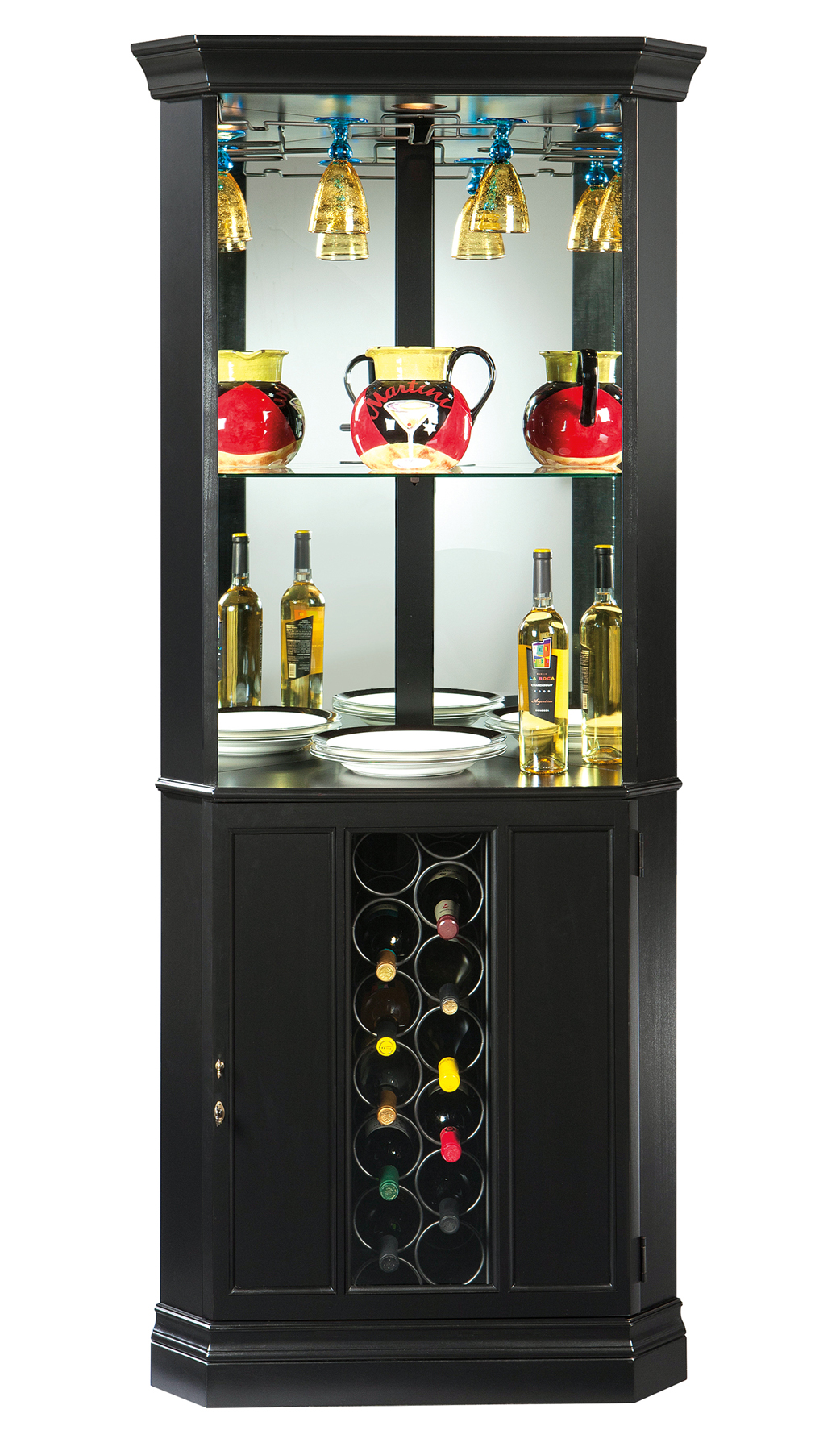 Howard Miller Piedmont VII Corner Wine Howard Miller