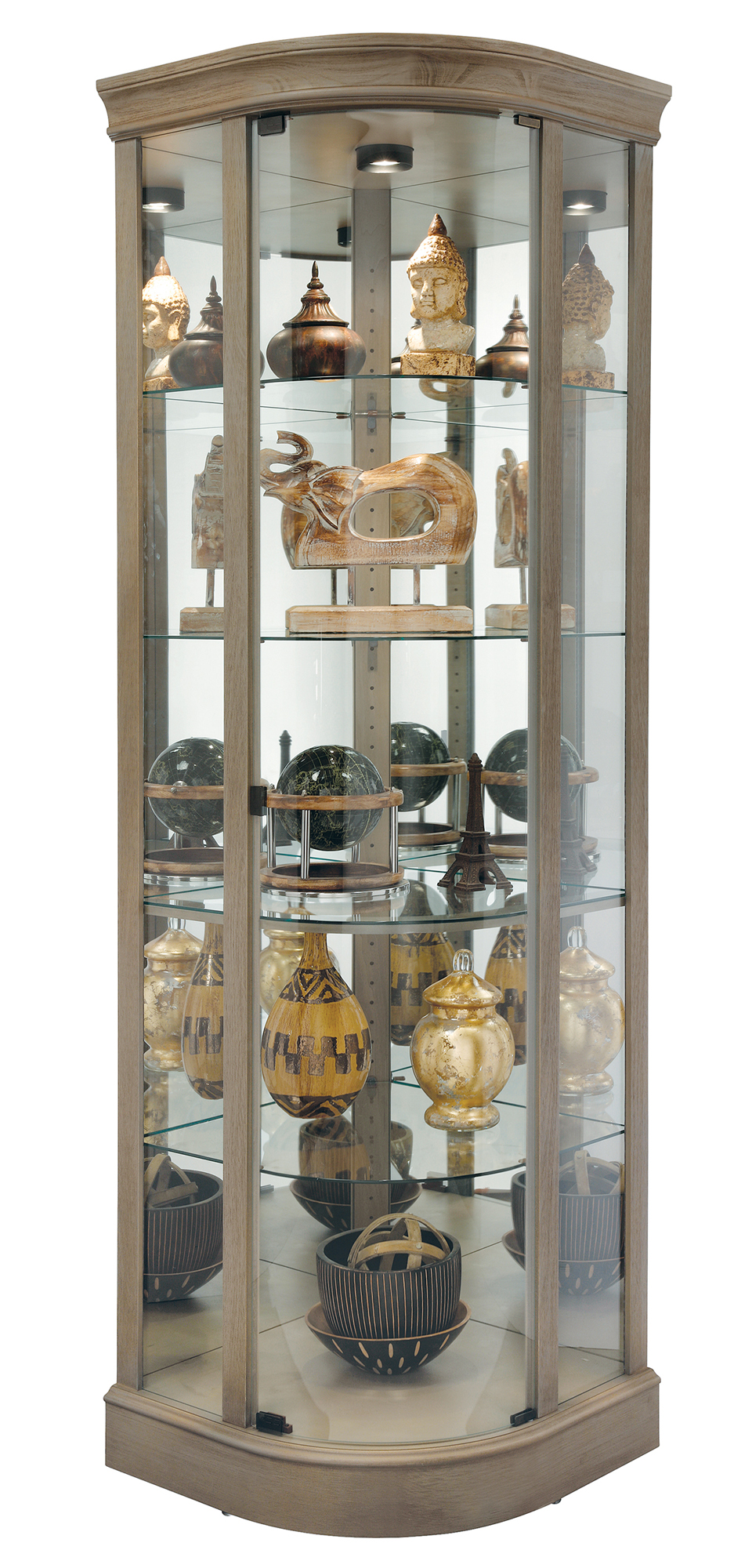 Howard Miller Marlowe V Curio China Display Howard Miller