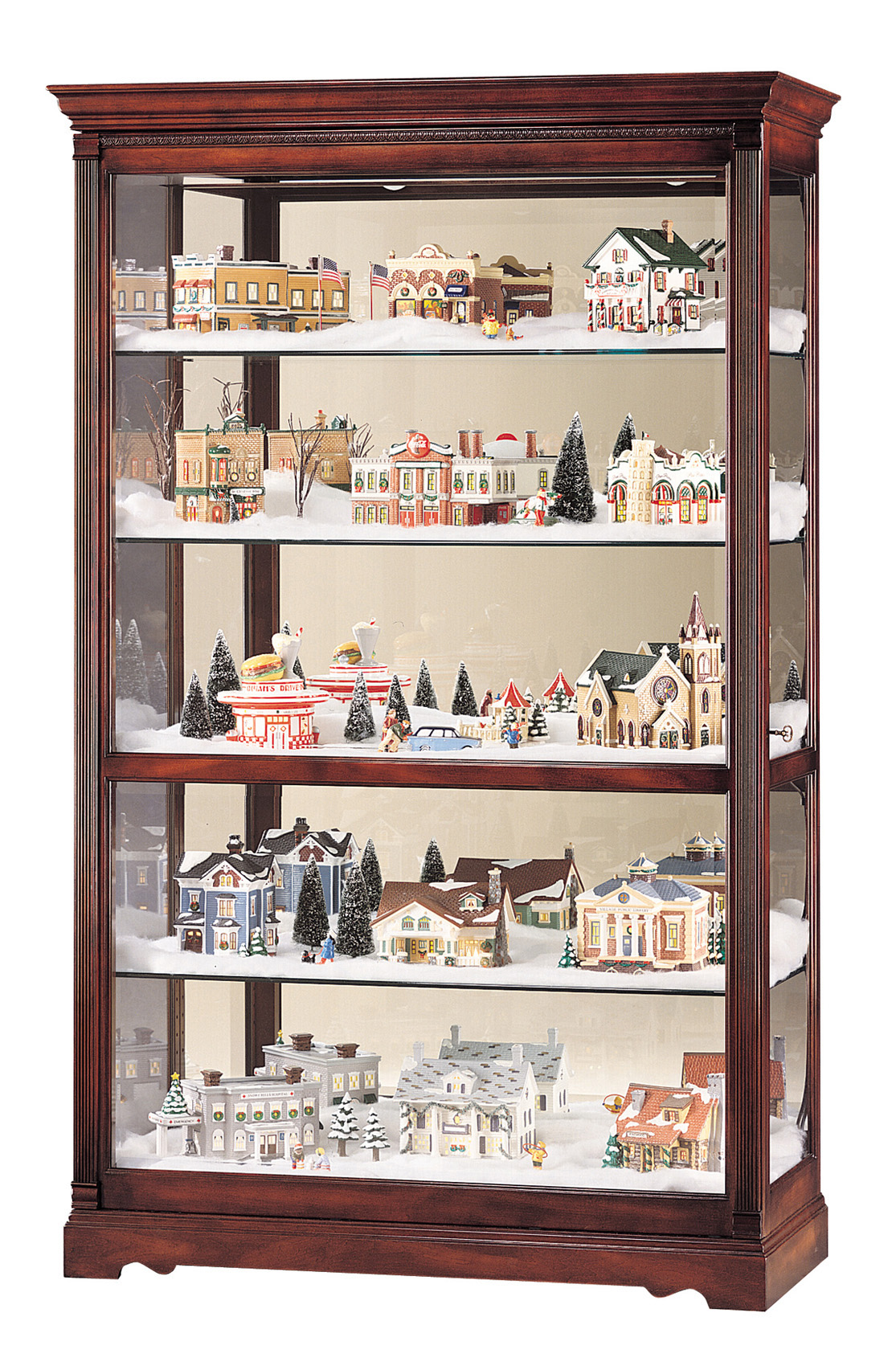 Howard Miller Townsend Curio China Display Howard Miller