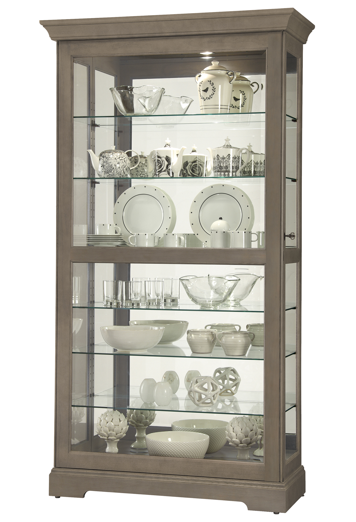 Howard Miller Tyler V Curio China Display Howard Miller