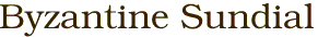 Byzantine Sundial
