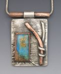 Copper and Turquoise pendant