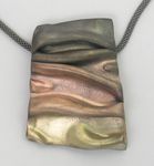 Gradient fold pendant