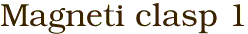 Magneti clasp 1