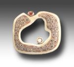 Mokume-Gane Inlay with Gemstones (intermediate)