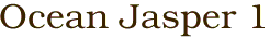 Ocean Jasper 1