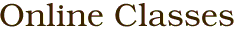 Online Classes