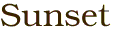 Sunset