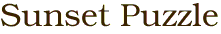 Sunset Puzzle