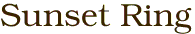 Sunset Ring