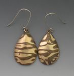 Teardrop hollow earrings 1
