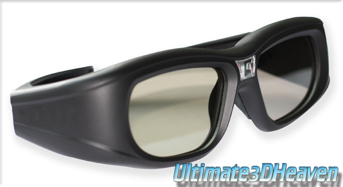 DLP Link Rechargeable 3D Glasses For Projectors UltraClear HD