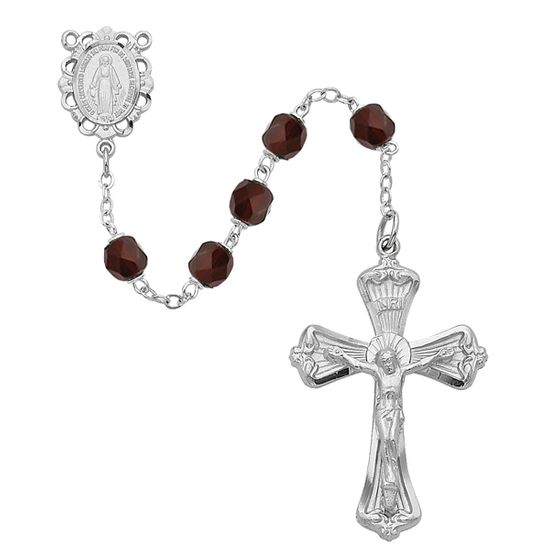 Birthstone Rosary Beads JANUARY