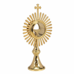 Budded Cross and Ray Monstrance 9.45" High