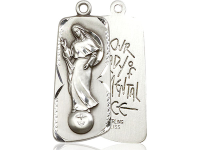Our Lady of Mental Peace Medal 4162SS