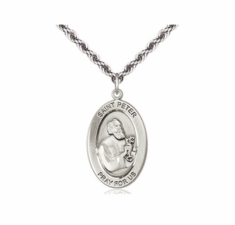 Saint Peter Pendant 11090SS/18FRS