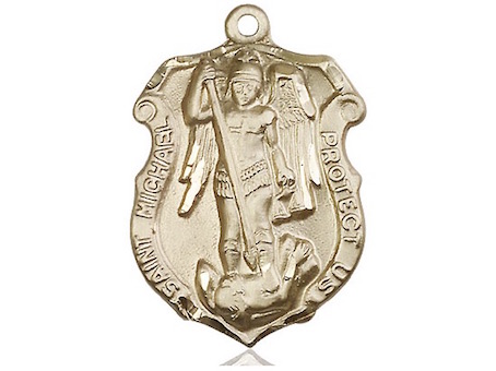 Saint Michael Medal ++++++++++++++++++ 14K Gold or Gold Filled