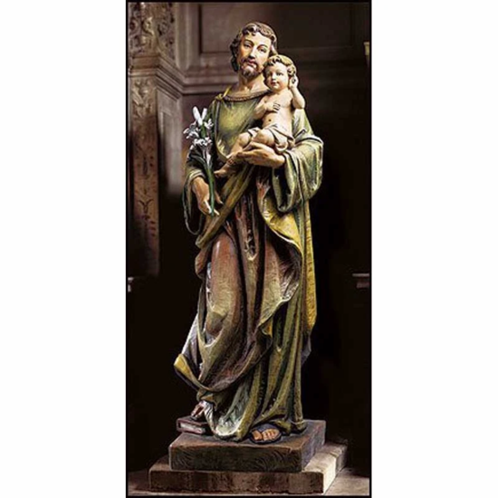 St. Joseph W/ Child Statue 48"