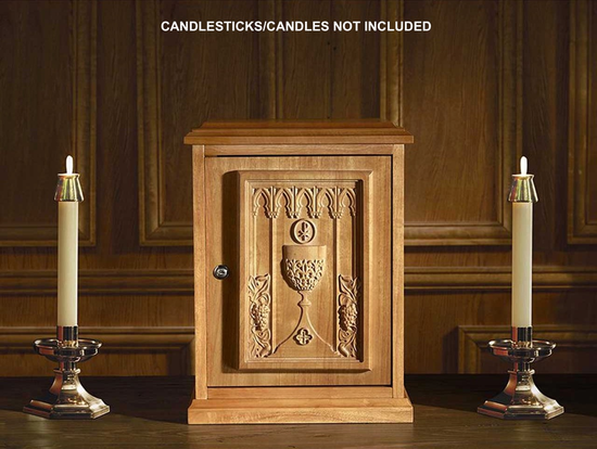 Chalice/Grape Tabernacle MEDIUM OAK STAIN