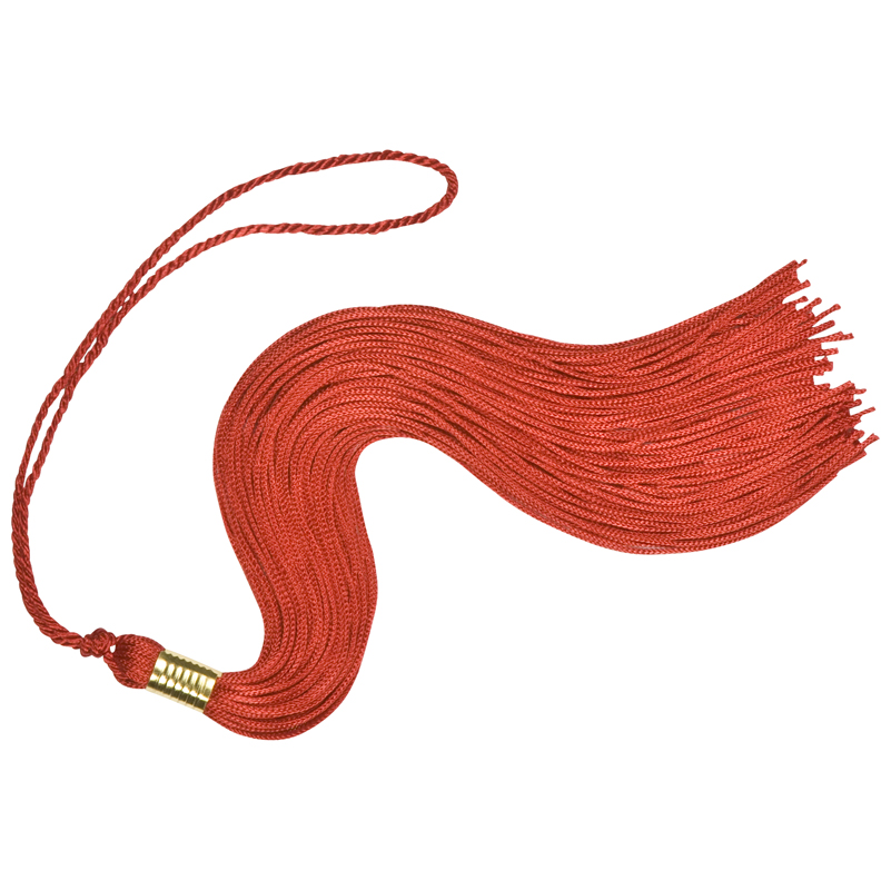 Red graduation tassel