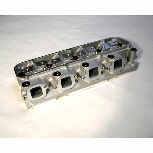 Blue Thunder Ford Cylinder Head, Big Block CJ style, Chevy exhaust pattern, 78cc chamber