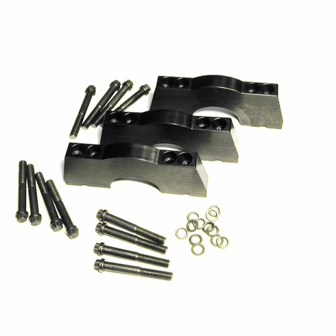 Blue Thunder Main Bearing Caps - Splayed, Billet