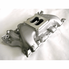 Competion High rise 4 barrel with blocked heat crossover and cut down plenum divider