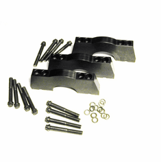 Three center main caps with bolts