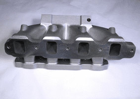 Two piece intake manifold for Blue Thunder 3.60 or 4.30 heads