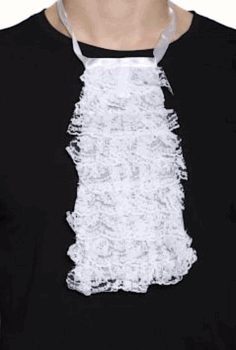 12" Full Lace Jabot<br> CA144