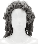 1700's Costume Wig<br> Alonge Court Wig<br> Asst Colors<br> MWG23