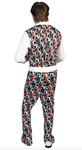 Cube Print Jumpsuit<br>Black and White<br> Asst Sizes<br> 60M18