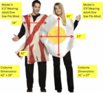 Bacon and Eggs<br> Couple Costumes<br> CFD295