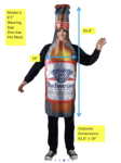 Beer Costume<br> Budweiser Bottle<br> CFD935