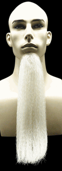 Fake Beard <br> Uncle Sam Beard<br> Human Hair / Glue On<br> Asst Colors<br> BMG177