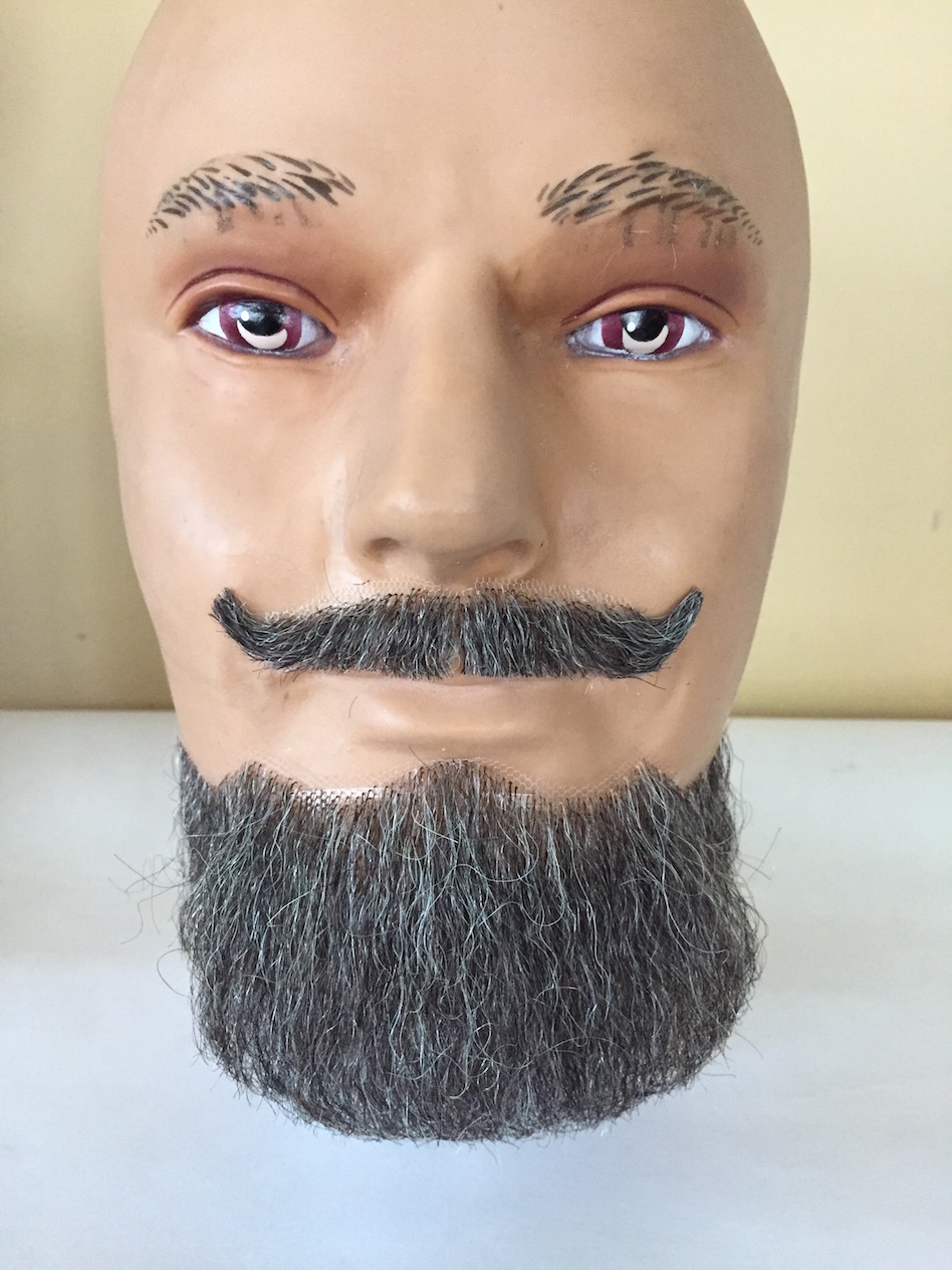 Five Point Goatee with Wingtip Glue On FAKE BEARDS MUSTACHES BEARD